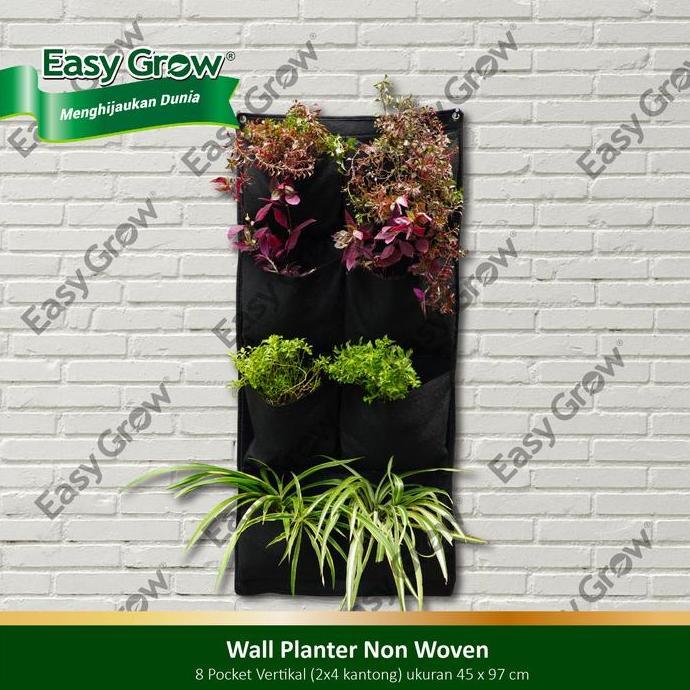 Wall Planter Easy Grow non woven 8 pocket Vertical