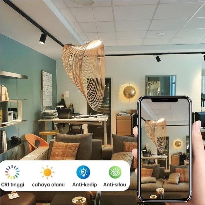 Lampu Gantung Ruang Tamu Aesthetic  Minimalis Ruang Tamu Lampu Plafon Led Hias Kamar Tidur 3 Warna K