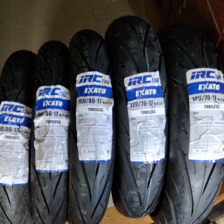 BAN IRC EXATO NR88 - TUBELESS (80/80 - 90/80 - 100/80 - 110/70 - 120/70 - 130/70 - 150/60 RING17) RI
