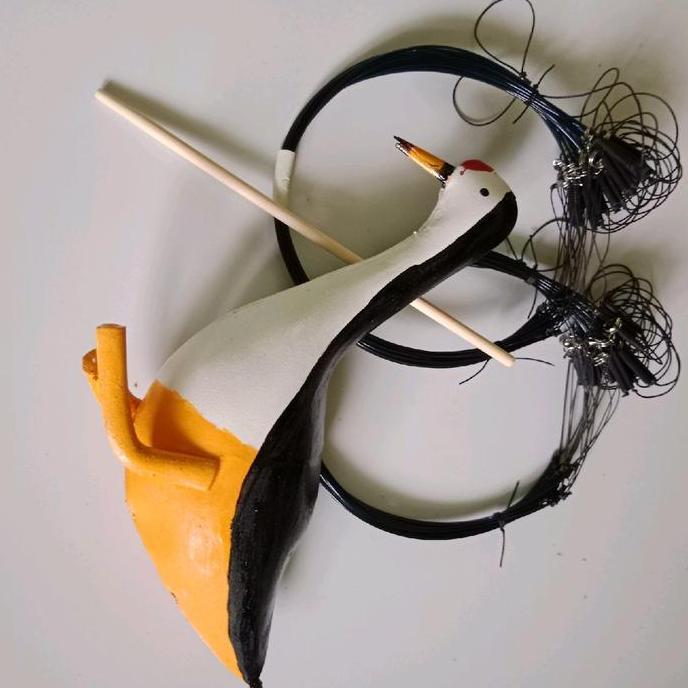 CUCI GUDANG - Satu Set Jebakan Racik Gantung Ruak Ruak+Jontrot Ruak Ruak Patung Burung Ruak Ruak