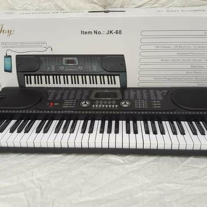 TERBARU KEYBOARD PIANO ORGAN JOY JK 60 UNTUK PEMULA MURAH 100% ORINAL