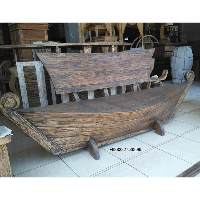 Bangku Kayu Bekas Kapal Blackwash