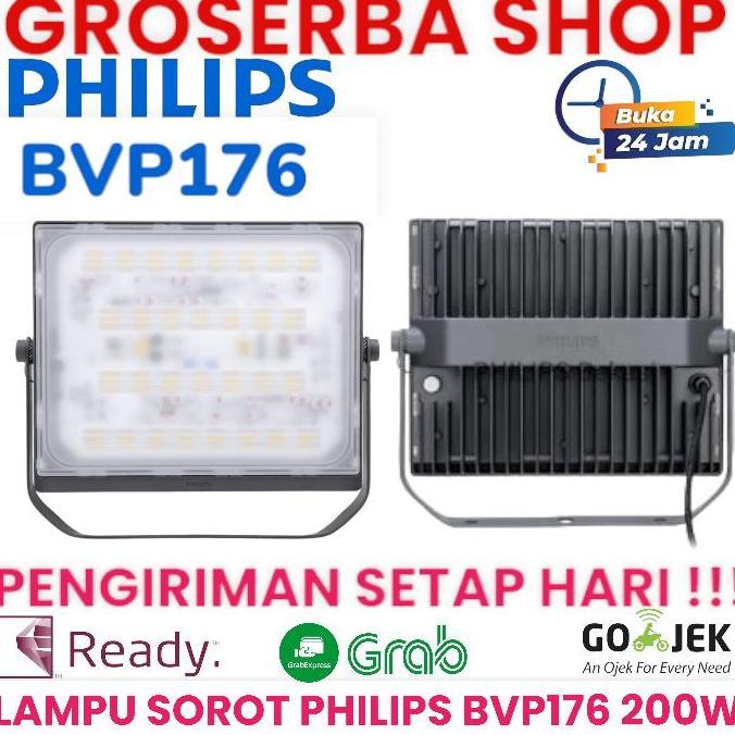 Lampu Sorot Philips Led Bvp 176 200W - 5700K Cool White Bvp176 Orignal