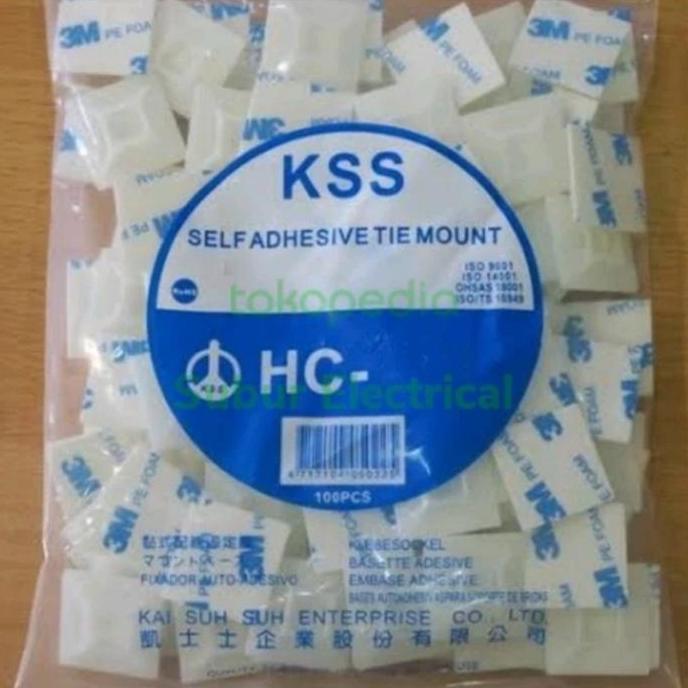 KSS TIE MOUNT HC-101/HC-102/HC-103 SELF TIE MOUNT PEREKAT 3M READY STOCK