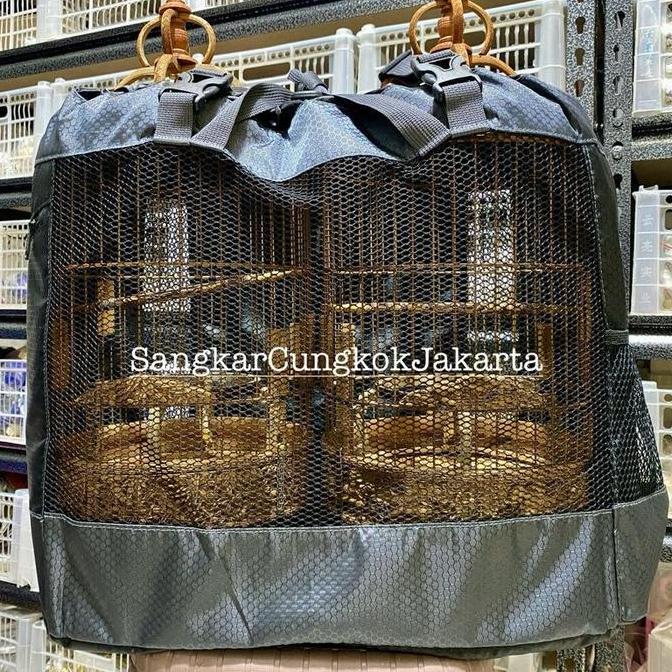 TERLARIS - Tas Sangkar Cungkok D22 Longchim Pleci Auriventer Mata Puteh ISI 2