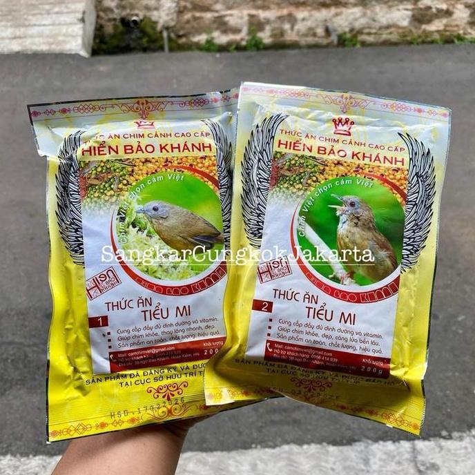 NEW - Voer HBK 1 HBK 2 Tieumi Wambi Mini Pakan Burung Import High Protein