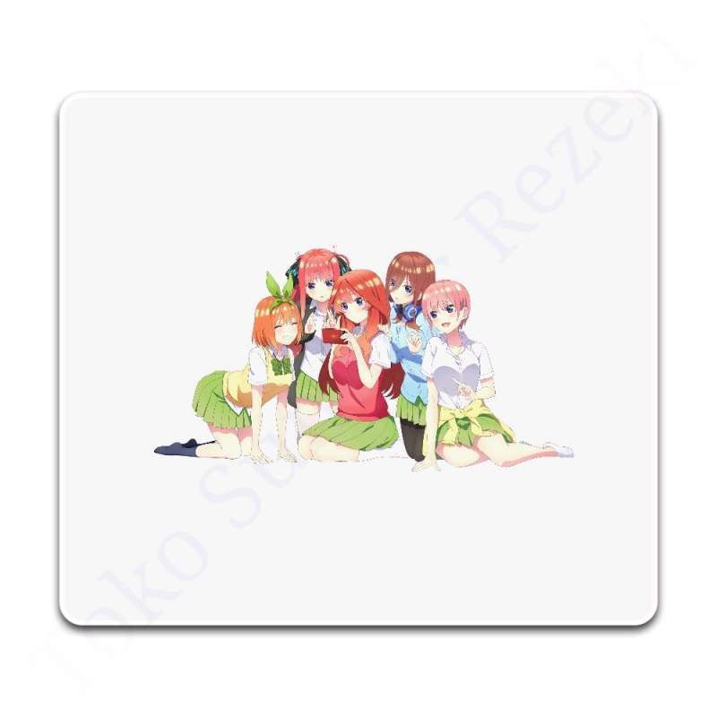 Gotoubun Quintessential Mouse Pad Mat Alas Tatakan Mousepad Miku Nino Karakter Anak Kids Taplak Paja