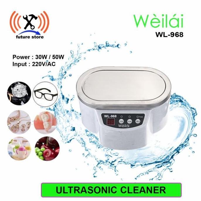 Weilai WL-968 Mesin Ultrasonic Cleaner Jewelry Glasses Cleaning