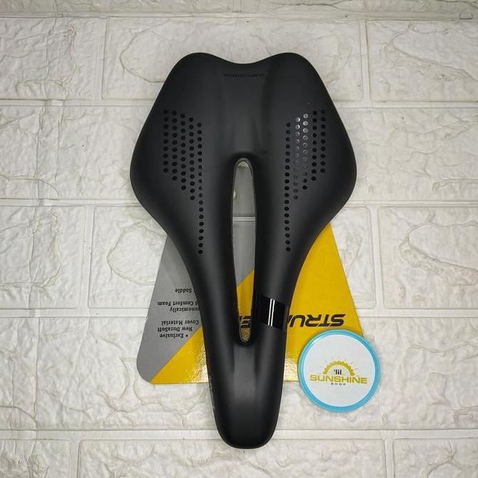 Sadel Sepeda Lipat BMX Minivelo STRUMMER SD 8974 Flat Saddle Empuk