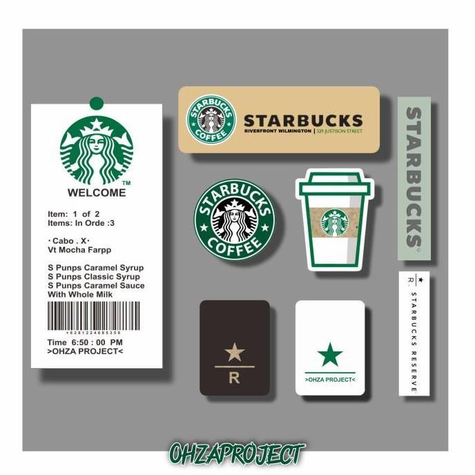 STICKER CASE HANDPHONE TUMBLR LAPTOP DECAL MOTOR STARBUCKS STICKER