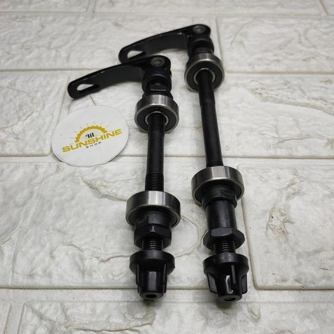 As QR Quick Release Bearing Untuk Hub Sepeda MTB Sepasang Depan Belakang