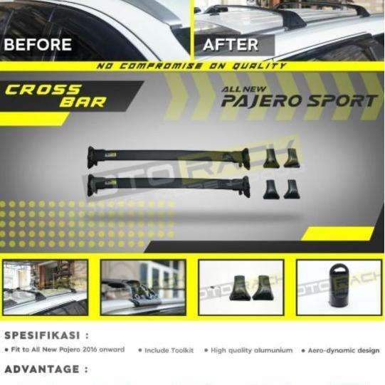 Cross Bar / Crossbar Khusus All New Pajero Sport 2016 - 2021