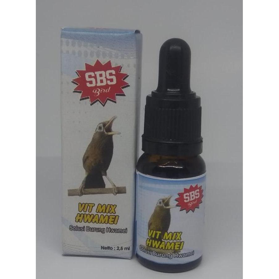 PROMO HARI INI - VIT MIX HWAMEI SBS BIRD VITAMIN BURUNG HWAMEI WAMBI MACET BUNYI