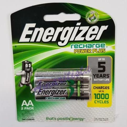 baterai energizer recharge A2 isi 2 pc murah
