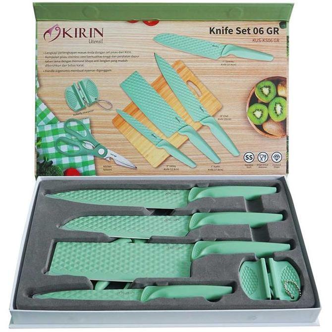 SET KIRIN/KNIFE SET KIRIN Stenlies Steel Knife 6 Pcs