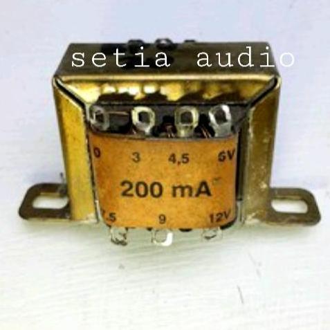 KOQOZIE trafo 200 ma 0v-12v king