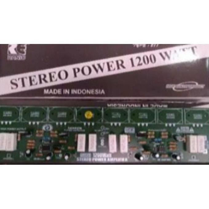 KOQOZIE kit power amplifier stereo 1200watt