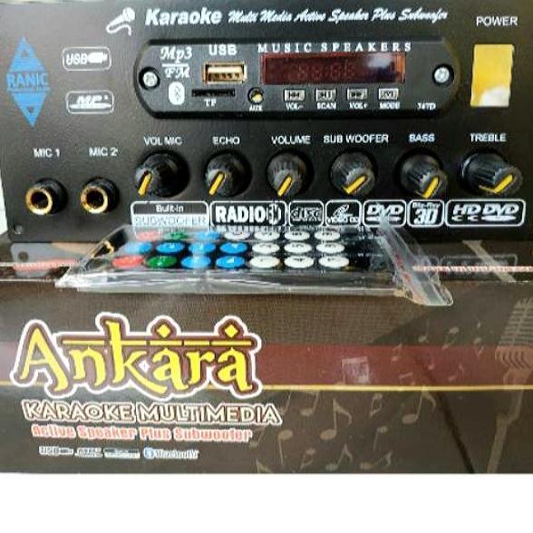 KOQOZIE kit power aktif setereo mic+subwofer+blutut