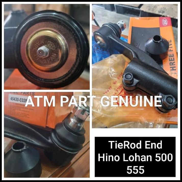 DISKON TIE ROD END HINO LOHAN 500 L/R 555 JAPAN BARU BERGARANSI HINO LOHAN 