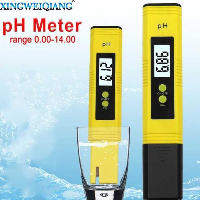 WASTU Alat Ukur PH Meter Digital Akuarium Air Kolam Hidroponik Pengukur PH