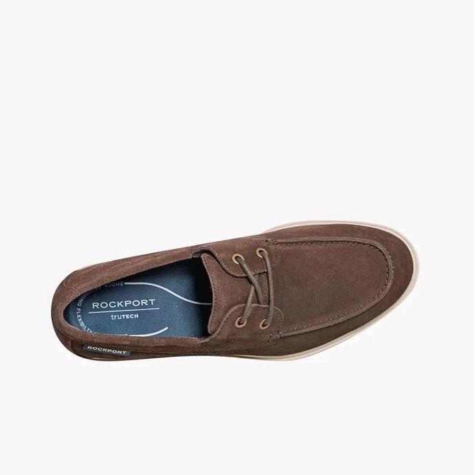 Ready ROCKPORT HARTLEY Original Sepatu Casual Pria Suede Leather