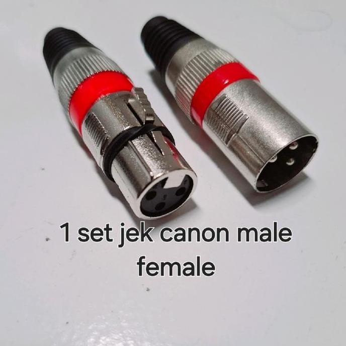 ZHAMBIRE Jek xlr canon Male jek+jek xlr canon Female 1 Set NEW