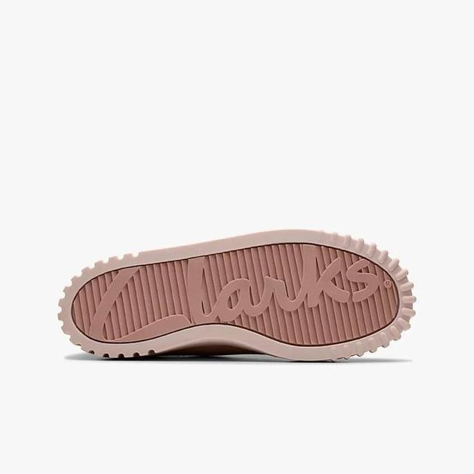 Ready CLARKS Mayhill Walk Original Sepatu Sneakers Wanita Leather - Light Pink