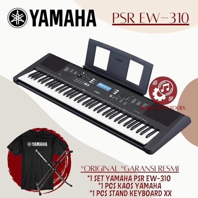 TERBARU YAMAHA PSR-EW 310 76-KEYS PORTABLE KEYBOARD ORINAL GARANSI PSR-EW310
