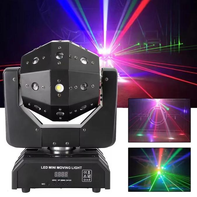 Lampu Lighting Laser Panggung Led Beam Rgb Moving Head Lampu Disco