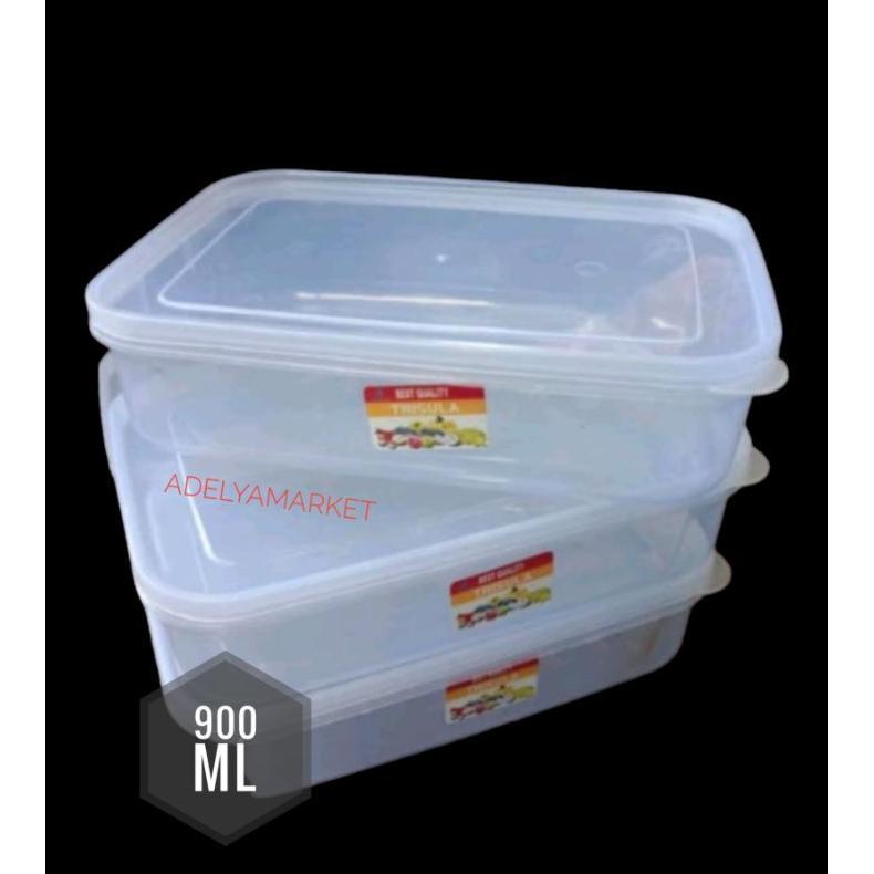 12 Pc Kotak Makan 900 Ml / Food Box 900 Ml