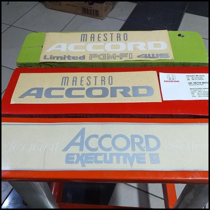 HOT DEAL STICKER HONDA ACCORD MAESTRO 