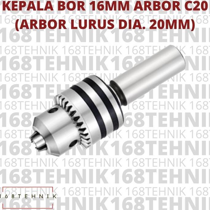 KEPALA BOR 1-16 MM ARBOR DIAMETER 20MM / KEPALA BOR 16MM ARBOR DIAMETER 20MM DRILL CHUCK / KEPALA BO