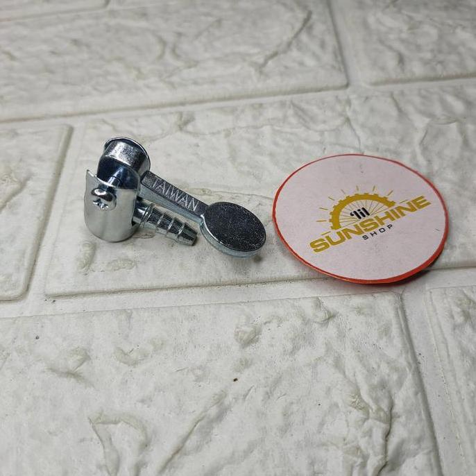 Adaptor Kepala Pompa Tire AV Schrader Pentil Motor Ban Dalam Sepeda MTB Federal BMX Model Lipat Teku