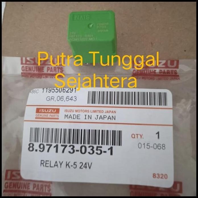 GRATIS ONGKIR RELAY KAKI 5 RELAY 24VOLT 5PIN NKR 71 8-97173-035-1 