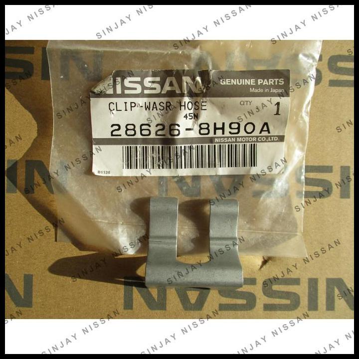 DISKON XTRAIL T30 T31  KLIP NOZZLE WASHER HEADLAMP NISSAN XTRAIL T30 T31 28626-8H90A ASLI 100% GENUI