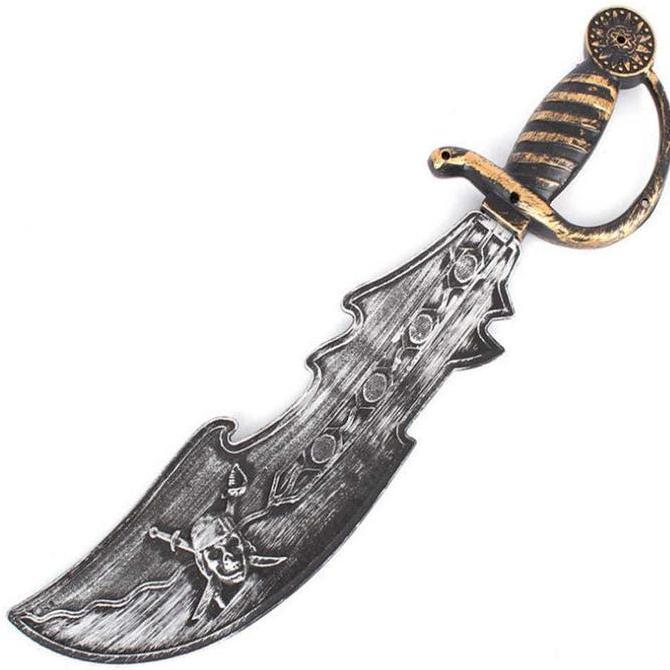 Set Rompi Bajak Laut Flanel Kumis Topi Rompi Bajak Laut list Merah Kostum Halloween dewasa