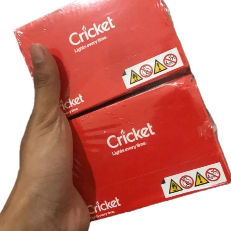 Korek Api Cricket Original SNI 100% - 1 Box Isi 25 Pcs