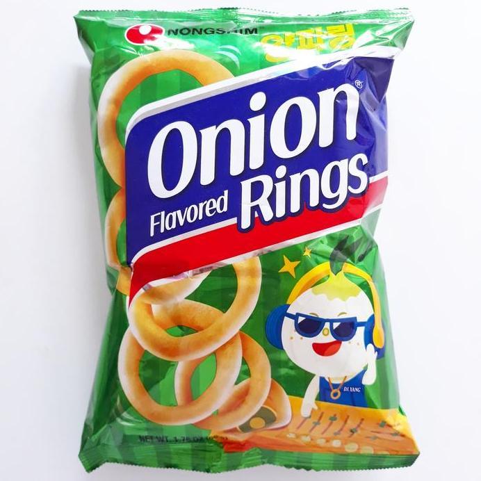 Nongshim Onion Flavored Rings / Keripik Rasa Onion Ring / Snack Import