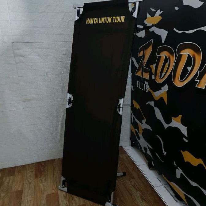 Velbed Jatah POLRI / Velbed Alumunium / Tempat Tidur Lipat / Folding Bed
