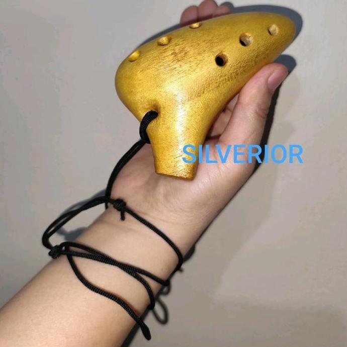 Alat musik tiup potato flute seruling wooden ocarina tsuchibue okarina kayu