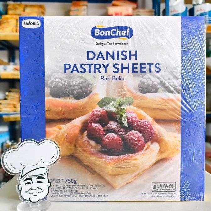 Bonchef Danish Pastry Sheet / Kulit Danish Pastry Bonchef 750Gr