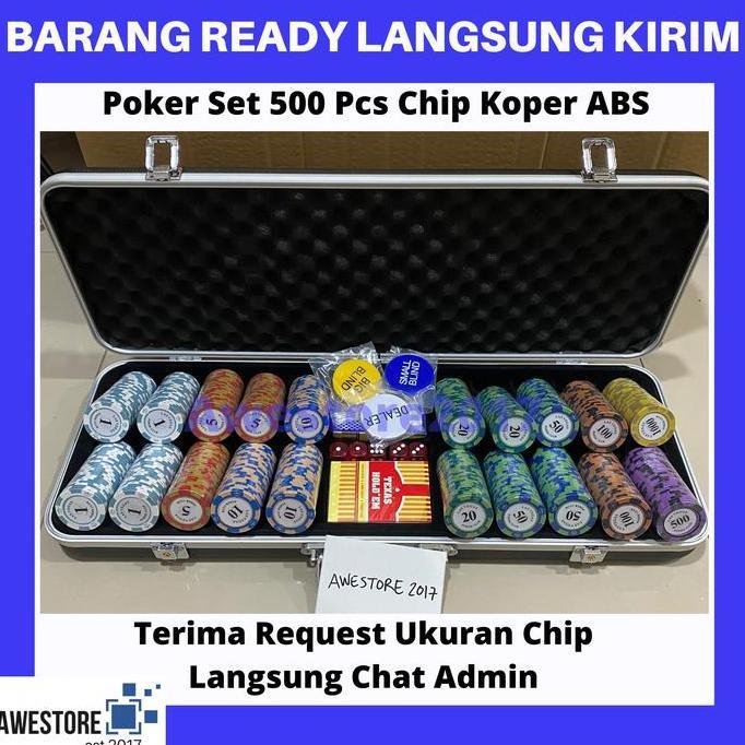 Board Game Koin Kartu Permainan Keluarga Ngumpul Party Asah IQ Set 500 Pcs Chip