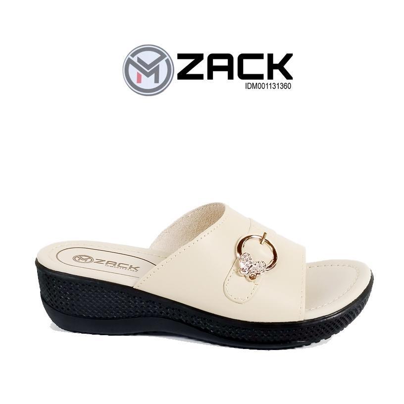 FREE ONGKIR ZACK 38-42 SANDAL WANITA WEDGES SELOP TRENDY CREAM CASUAL JUMBO "SABUK"