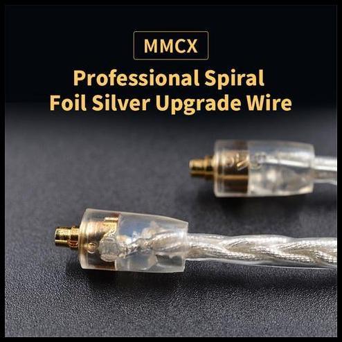 TERBARU KZ KABEL MMCX EARPHONE SILVER PLATING - SILVER 