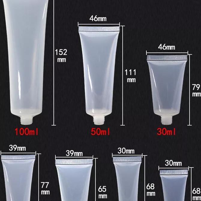 Tube Kosong Plastik Frosted Doff 5ml 10ml 15ml 20ml 30ml 50ml 100ml