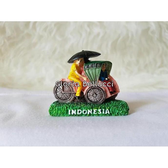 SOUVENIR TEMPELAN MAGNET JAKARTA MONAS INDONESIA