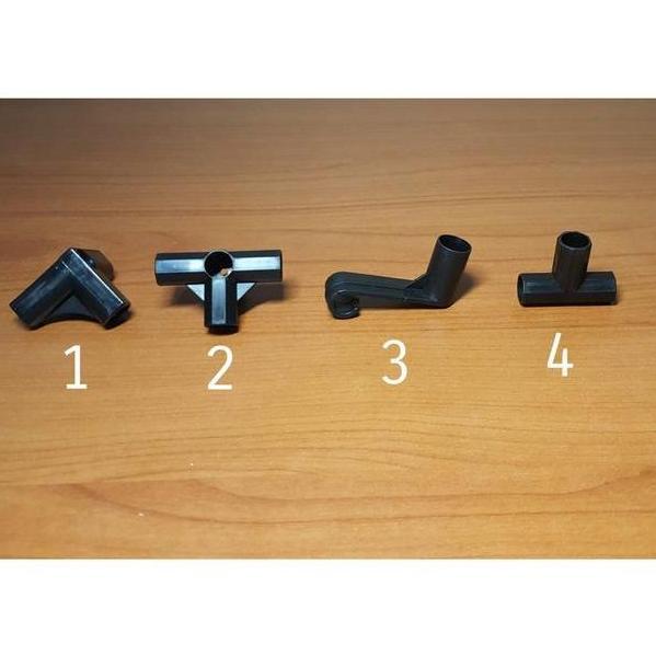 Siku konektor untuk rak sepatu cover / penyambung pipa rak sepatu