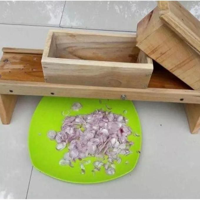 UKURAN JUMBO BESAR PENGIRIS PEMOTONG PERAJANG SERUTAN SERBAGUNA BAWANG / CABAI / KERIPIK PISANG KENT