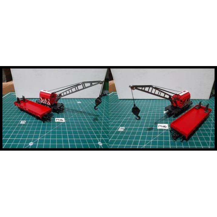 TERBARU MARKLIN HO GAUGE AC - CRANE DENGAN GONDOLA LOOSE (MA13) 