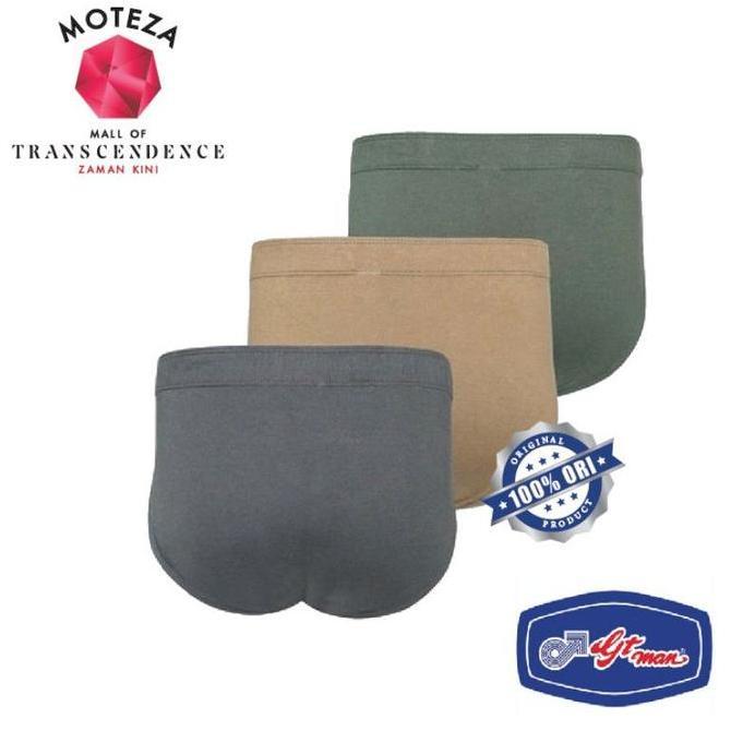 Celana Dalam Underwear Brief Pria - GT Man MBS  - Jumbo Big Size Katun Nyaman Segitiga Pendek Boxer